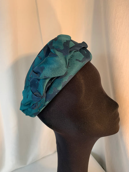 Handmade headband - deep