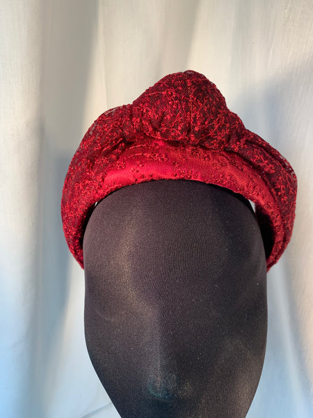 Handmade headband - deep