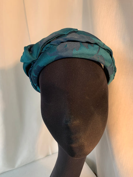 Handmade headband - deep