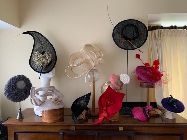 Sorcha - Purple wool button hat