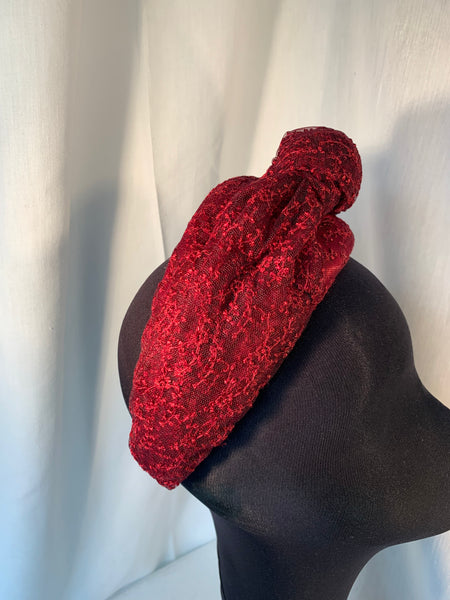 Handmade headband - deep