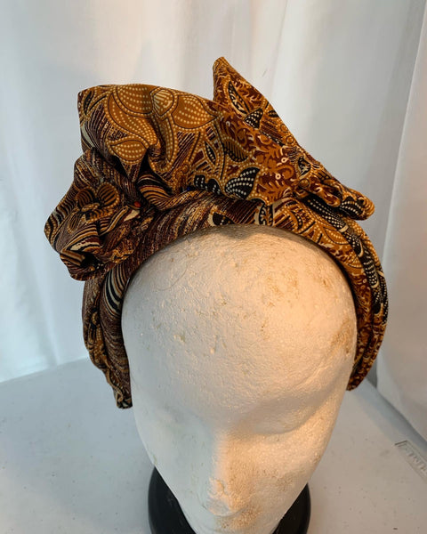 Handmade headband - deep