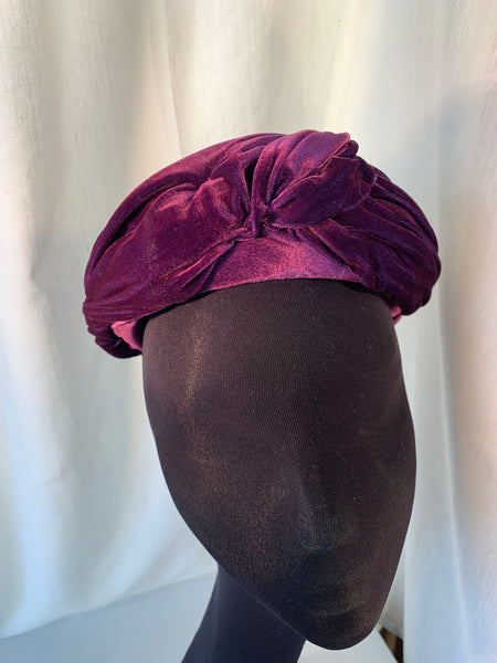 Handmade headband - deep